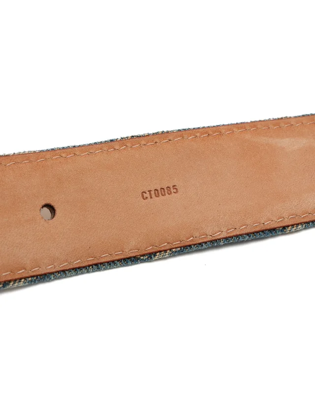 Louis Vuitton Monogram Denim Belt, Size 80 in Denim from A Retro Tale, photo 5 of 5