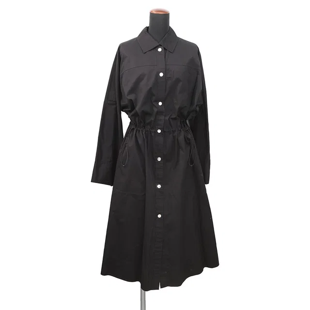 Hermès Shirt dress Crude Selle Size 36 BlackH5E0573DV 0236 Cotton100% from GALLERY RARE