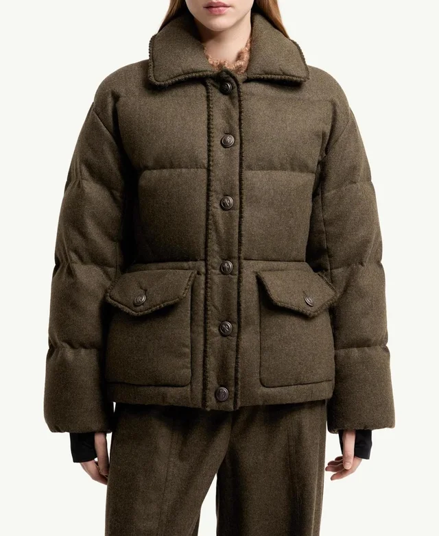 Moncler Grenoble Monteain Loden Short Down Jacket, photo 4 of 8 from SENSER