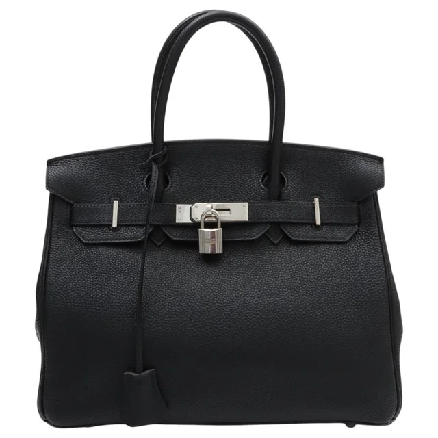 Hermès Birkin 30, 2001, Black in Black Togo leather from VINTAGE QOO TOKYO
