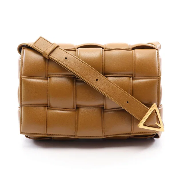 Bottega Veneta Padded Cassette Leather Shoulder Bag in Leather from LuxUness