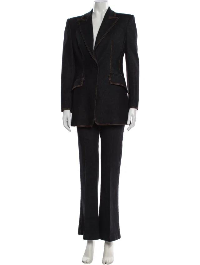 Alexander McQueen Pant Set in gray from The RealReal