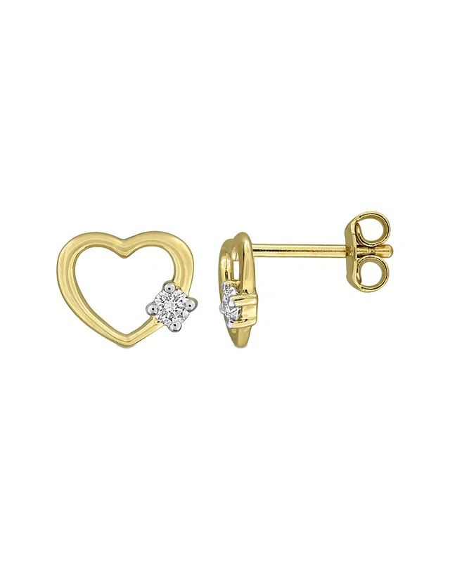 Lab Grown Diamonds Created Forever Silver 0.14 ct. tw. Lab-Grown Diamond Stud Earrings, image 1 of 1 from Rue La La