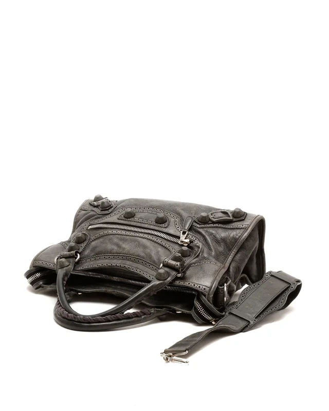 Balenciaga Motocross City Brogues Bag in Denim from A Retro Tale, photo 4 of 9