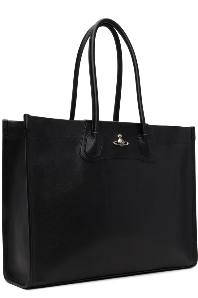 Vivienne Westwood Black Troy Tote, photo 2 of 4 from SSENSE