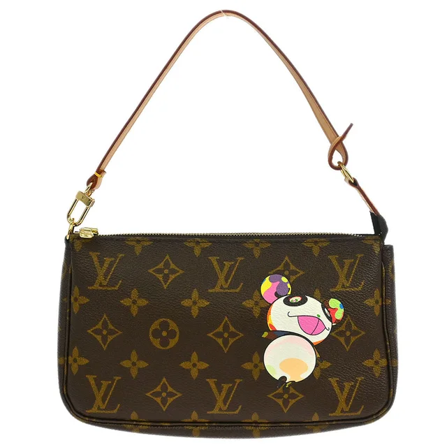Louis Vuitton 2004 Monogram Panda Pochette Accessoires Handbag M51981 in Coated canvas from AMORE Vintage Tokyo
