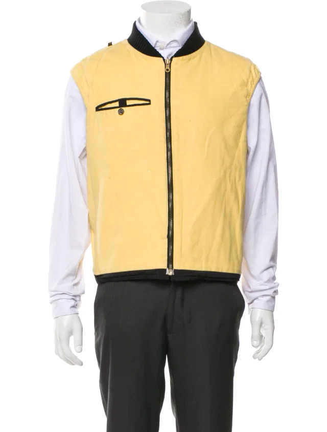 Loro Piana vests in gray Woven leather from The RealReal