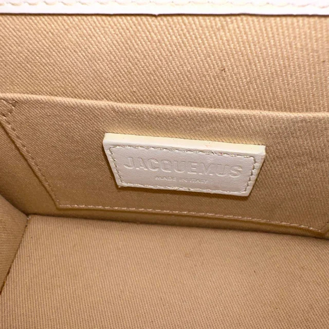 Jacquemus Women's Bag - White in white from Depop, photo 4 of 4