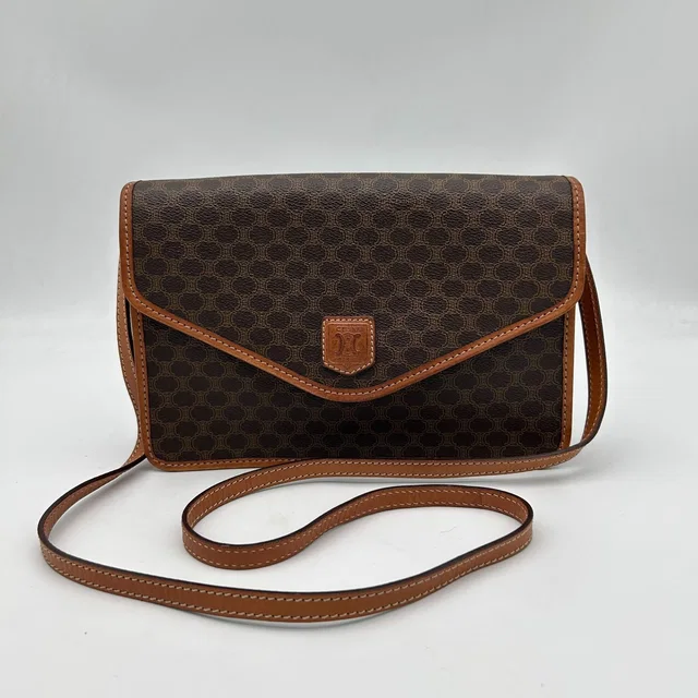 Celine Macadam Shoulder Bag in Leather from The Reluxe