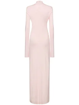 Khaite Long dress with long sleeves in 100% Viscose, photo 5 of 5 from LUISAVIAROMA