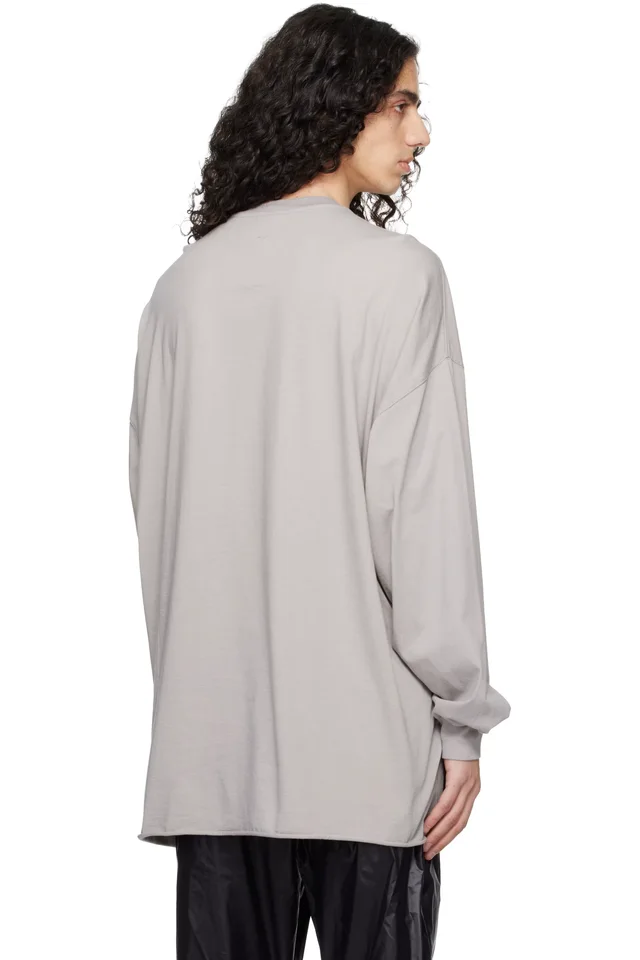 Rick Owens Off-White Temple Tommy LS T-shirt, photo 3 of 4 from SSENSE