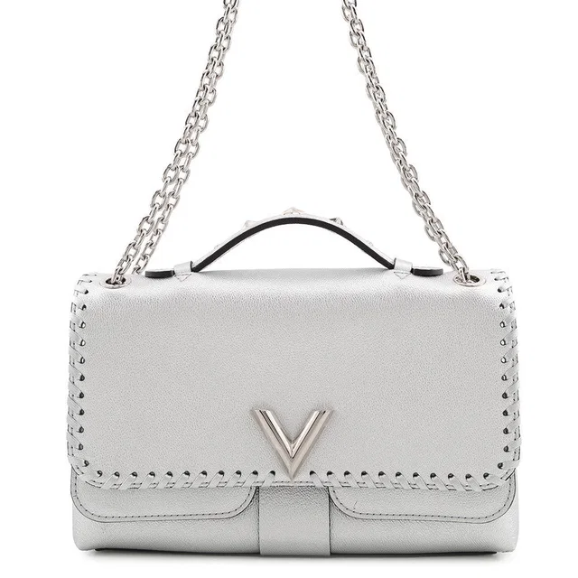 Louis Vuitton Very Chain Parnassea Line SilverM43201 Calf Leather in Calfskin from GALLERY RARE