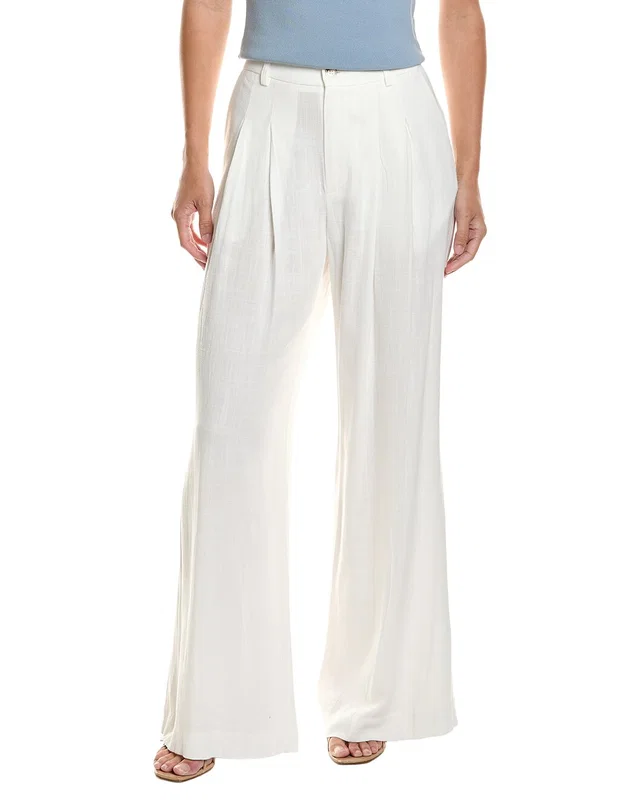 Walter Baker Belinda Linen-Blend Pant, image 1 of 1 from Gilt