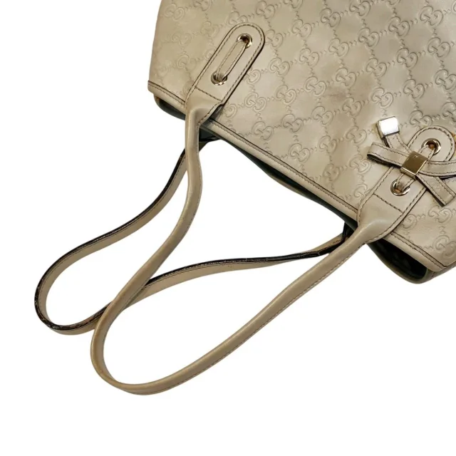 Gucci Guccissima Leather Tote Bag in Clear Leather from LuxUness, photo 6 of 9