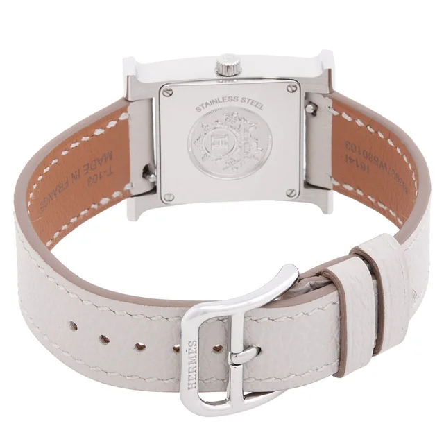 Hermes Heure H Quartz Diamond Black Dial Ladies Watch 053844WW00, photo 3 of 3 from Jomashop