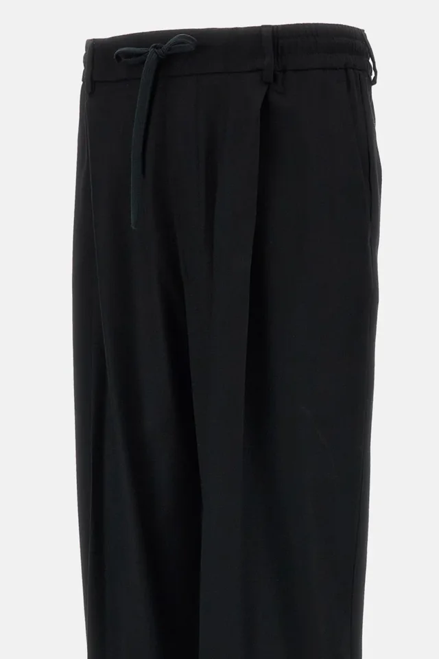 Barena Drawstring Pleated Wide-Leg Trousers, photo 3 of 4 from SENSER