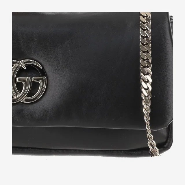 Gucci Padded Leather Shoulder Bag — Black in Black Leather from HEWI