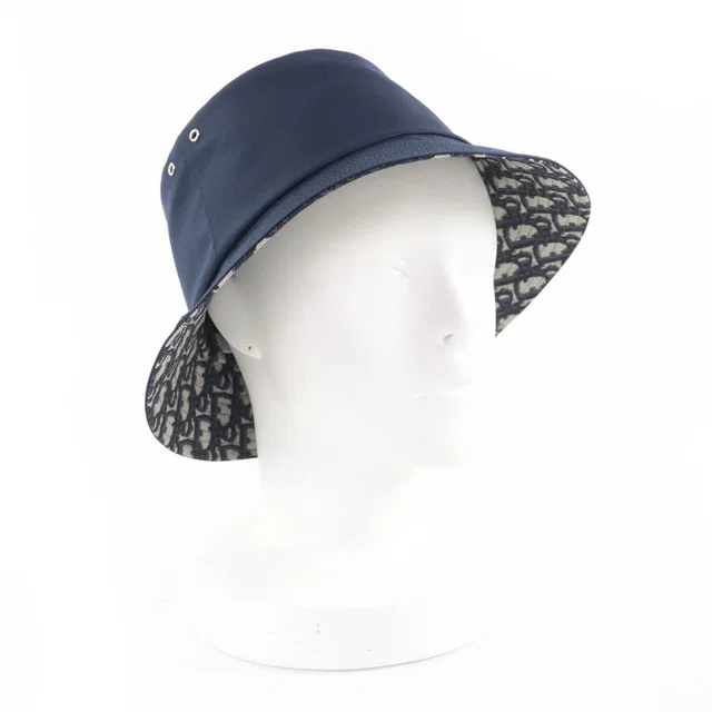 Dior Oblique Bucket Hat Blue in Blue from The Reluxe