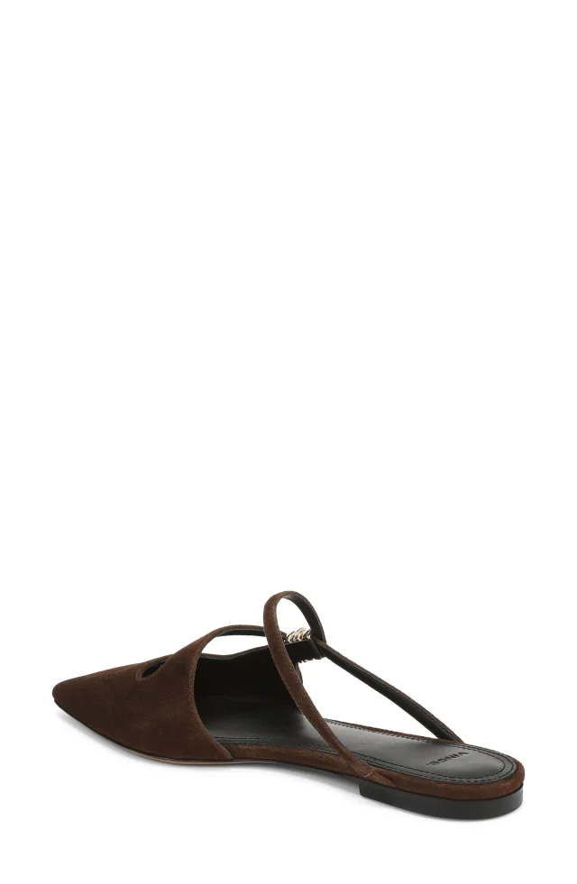 Vince Gilia Strappy Pointed Toe Flat Mule, photo 2 of 9 from Nordstrom Rack