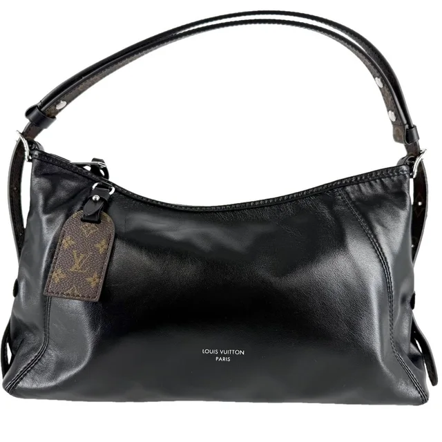2-Way LV Vibe Carryall East West Shoulder Bag Crossbody Lambskin in Lambskin from The Reluxe