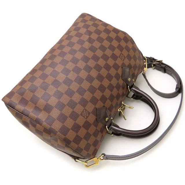 Louis Vuitton Speedy Bandouliere 30 Damier Handbag in Brown Canvas from LuxUness, photo 4 of 8