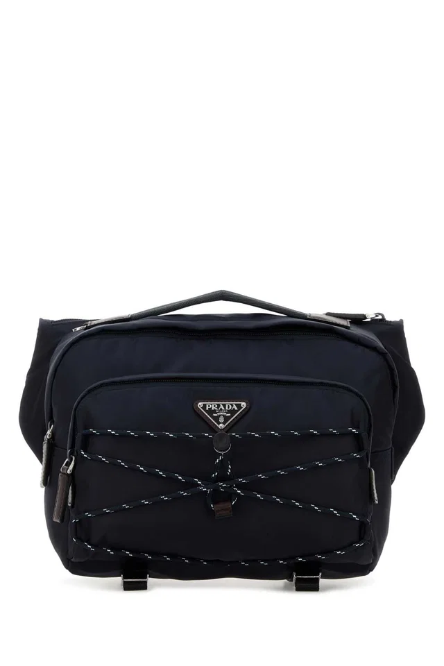 Prada Speedrock Belt Bag — Navy in Navy Nylon from HEWI
