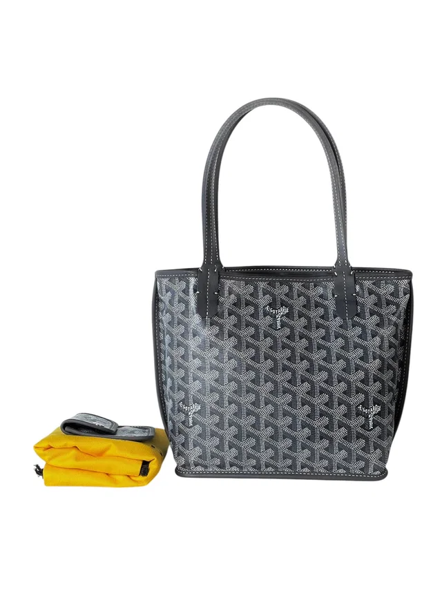 Goyard Mini Grey Tote Bag in Grey from Luxury Promise