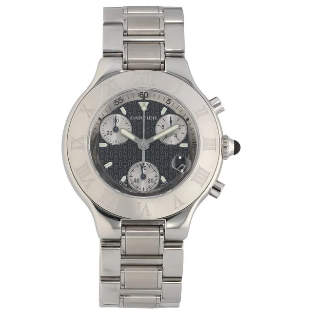 Cartier Must 21 W10172T2 38mm Stainless Steel Watch from H&T