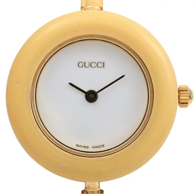 Gucci Change Bezel Watch 12 Colors 11/ /2 Quartz White in White from VINTAGE QOO TOKYO, photo 2 of 8