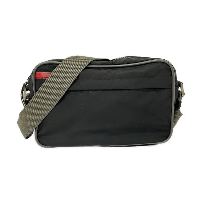 Prada Sport Shoulder Bag Black in Black Nylon from The Reluxe
