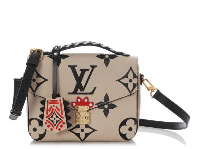 Louis Vuitton Giant Monogram Crafty Pochette Métis in Coated canvas from Ann's Fabulous Finds