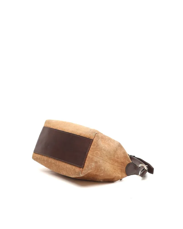 Celine Suede Macadam Shoulder Bag in Suede from A Retro Tale, photo 4 of 12