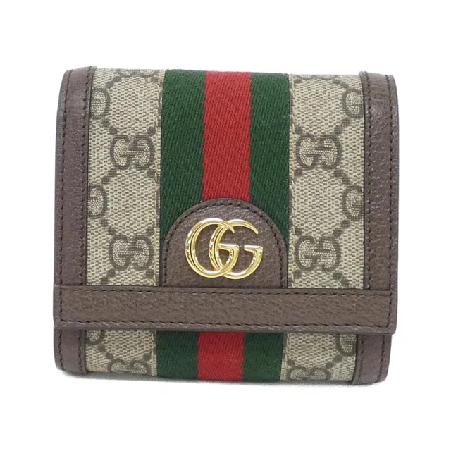 Gucci Ophidia Wallet Beige in Beige Canvas from The Reluxe