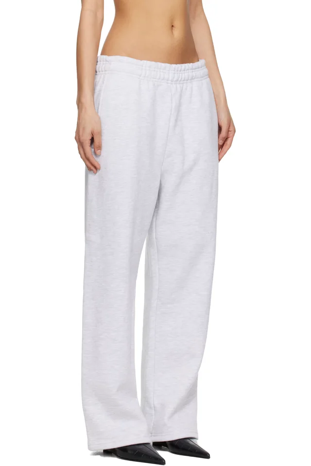 Entire Studios Gray Straight Leg Sweatpants, photo 2 of 4 from SSENSE