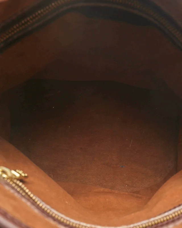 Louis Vuitton Damier Ebene Marais Bucket Bag in Brown Canvas from A Retro Tale, photo 11 of 12