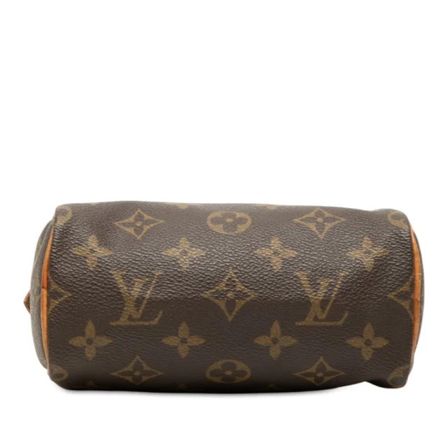 Brown Louis Vuitton Monogram Mini Speedy HL Satchel in Brown Coated canvas from Designer Revival, photo 2 of 2