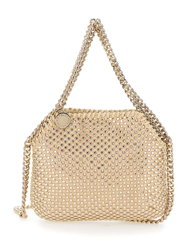 Stella McCartney Falabella Mini Shoulder Bag — Pink Polyamide in Pink from HEWI