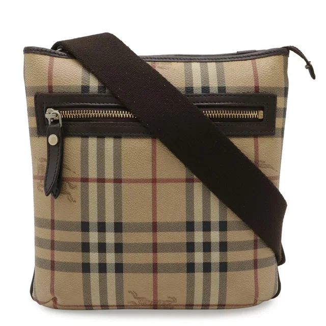 Burberry PVC Shoulder Bag in Leather from LuxUness