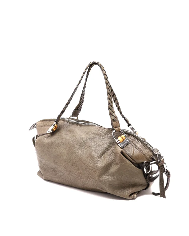 Gucci Medium Bamboo Bar Tote Bag in Caviar leather from A Retro Tale, photo 2 of 7