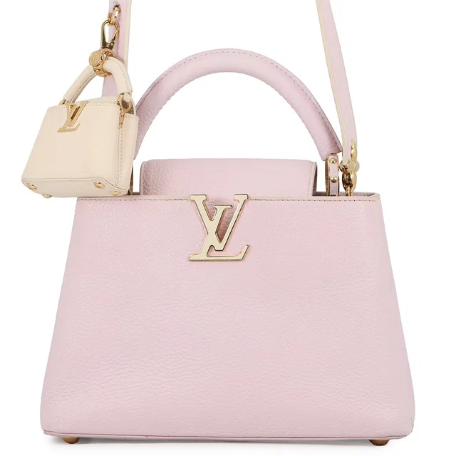 Louis Vuitton Capucines Guimauve/Powder WhiteM24120 Taurillon Leather Size BB in Leather from GALLERY RARE