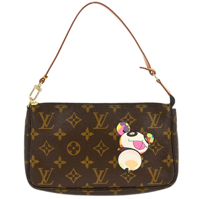 Louis Vuitton Monogram Panda Pochette Accessoires Handbag M51981 in Coated canvas from AMORE Vintage Tokyo