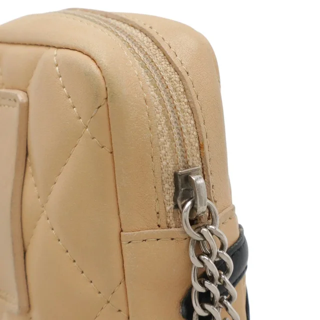Chanel Cambon Line Leather Cigarette Case Pouch in Beige Others from LuxUness, photo 6 of 9
