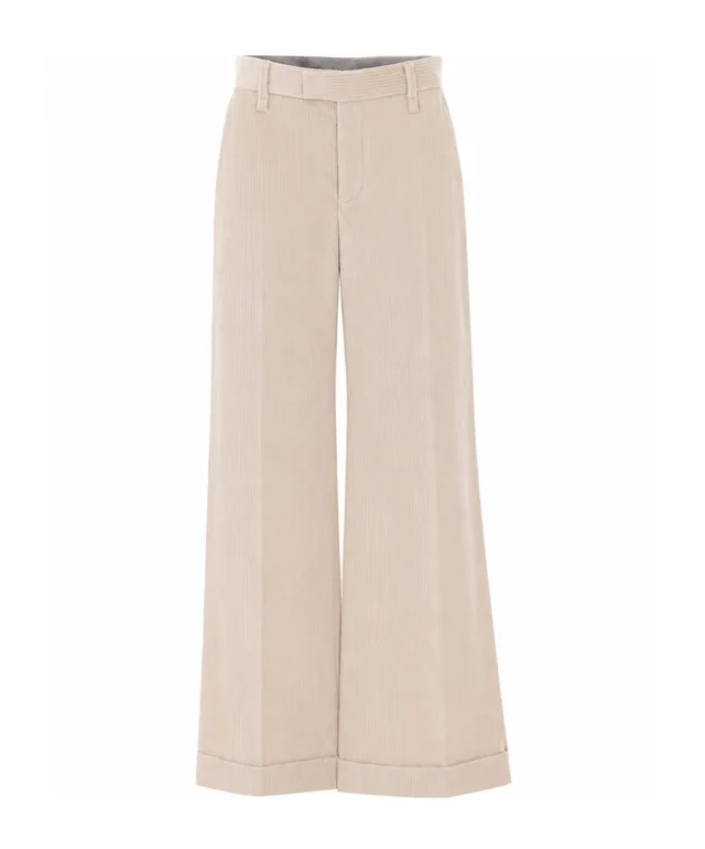 Brunello Cucinelli Wide-Leg Corduroy Pants from SENSER, photo 1 of 1