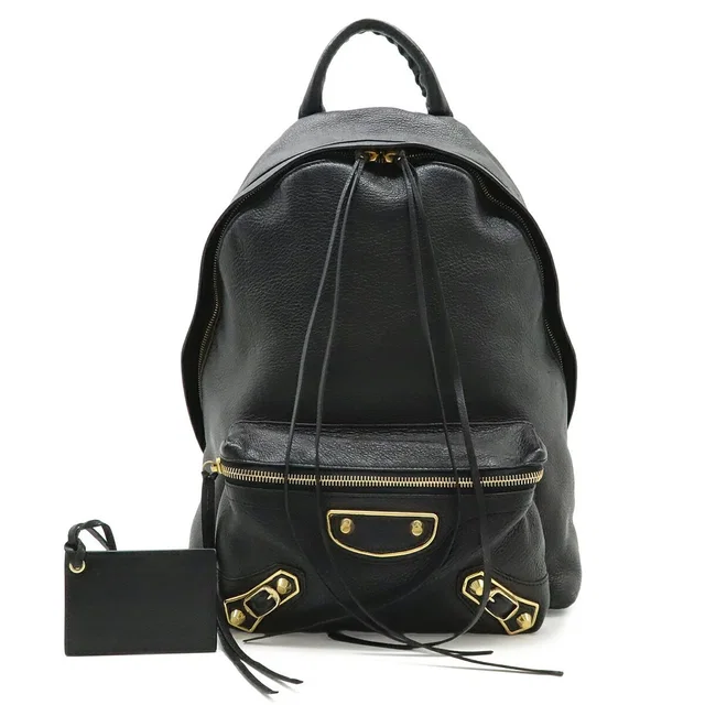 Balenciaga City Leather Backpack in Leather from LuxUness