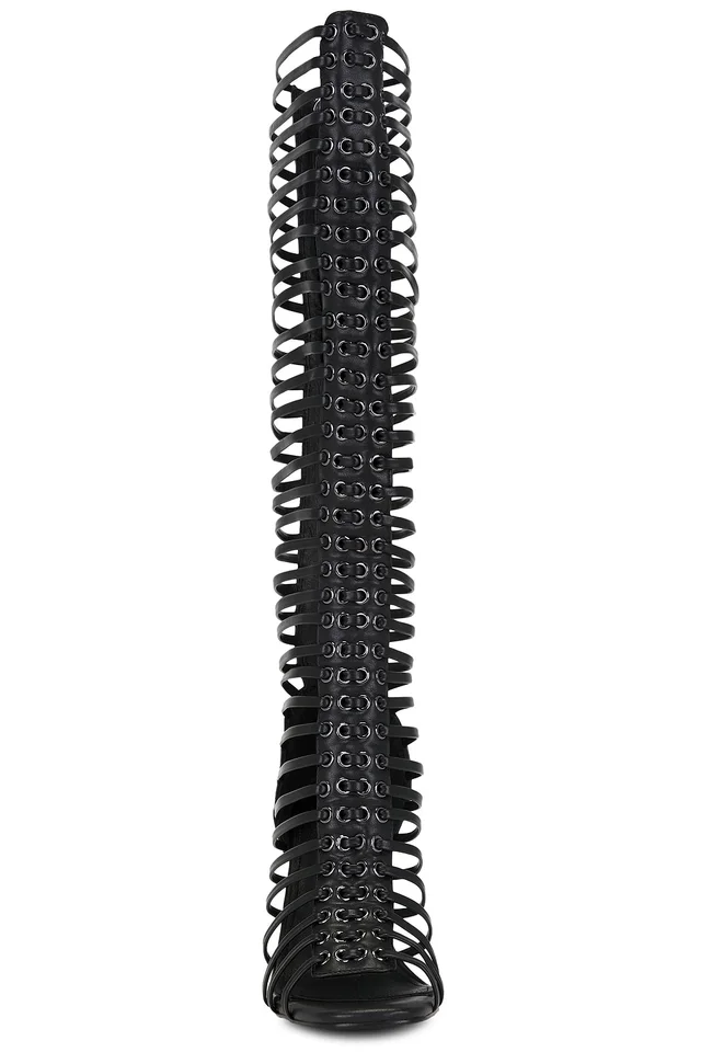 NIIHAI Lock Up Heel in Black, photo 4 of 5 from REVOLVE (Canada)