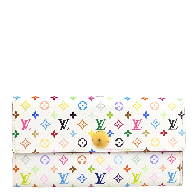 Louis Vuitton 2013 Multicolor Portefeuille Sarah Wallet M93744 in Multicolor Canvas from AMORE Vintage Tokyo