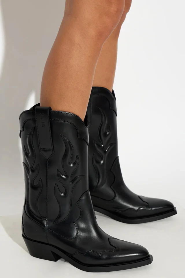 ALOHAS Calyx High-Heeled Ankle Boots, photo 4 of 5 from SENSER