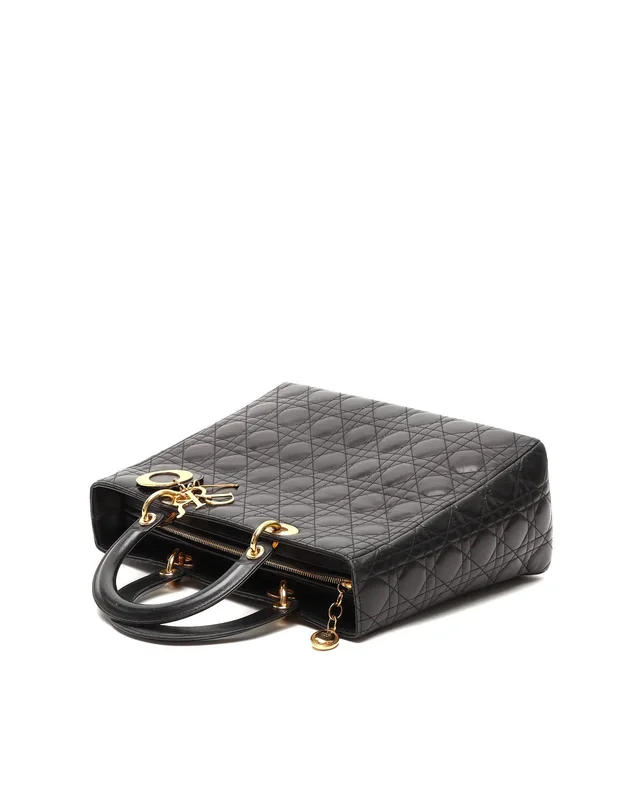 Large Lady Dior Bag in Leather from A Retro Tale, photo 5 of 11