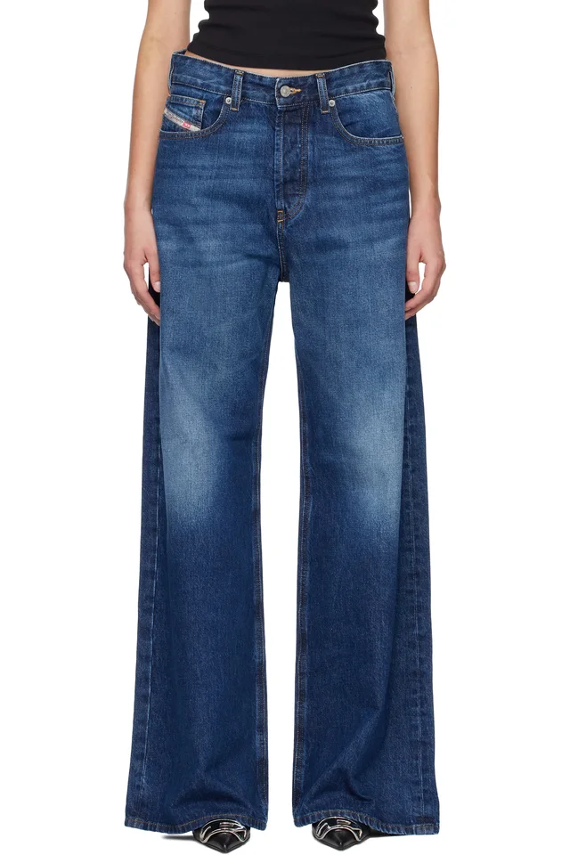 Diesel Blue Relaxed 1996 D-Sire Jeans, image 1 of 1 from SSENSE