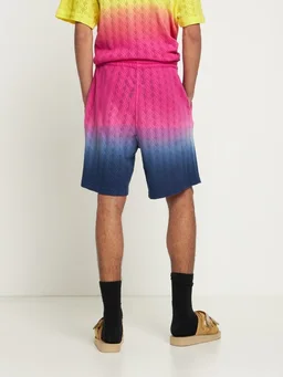 Agr Shorts with drawstring and zigzag pattern in 100% Cotton, photo 9 of 11 from LUISAVIAROMA